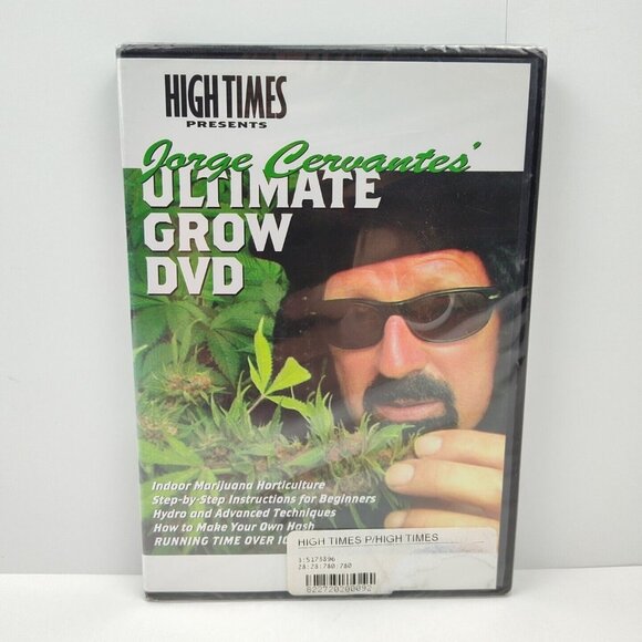 High Times Presents Jorge Cervantes: Ultimate Grow (DVD, 2006) Brand New Sealed - Picture 1 of 4